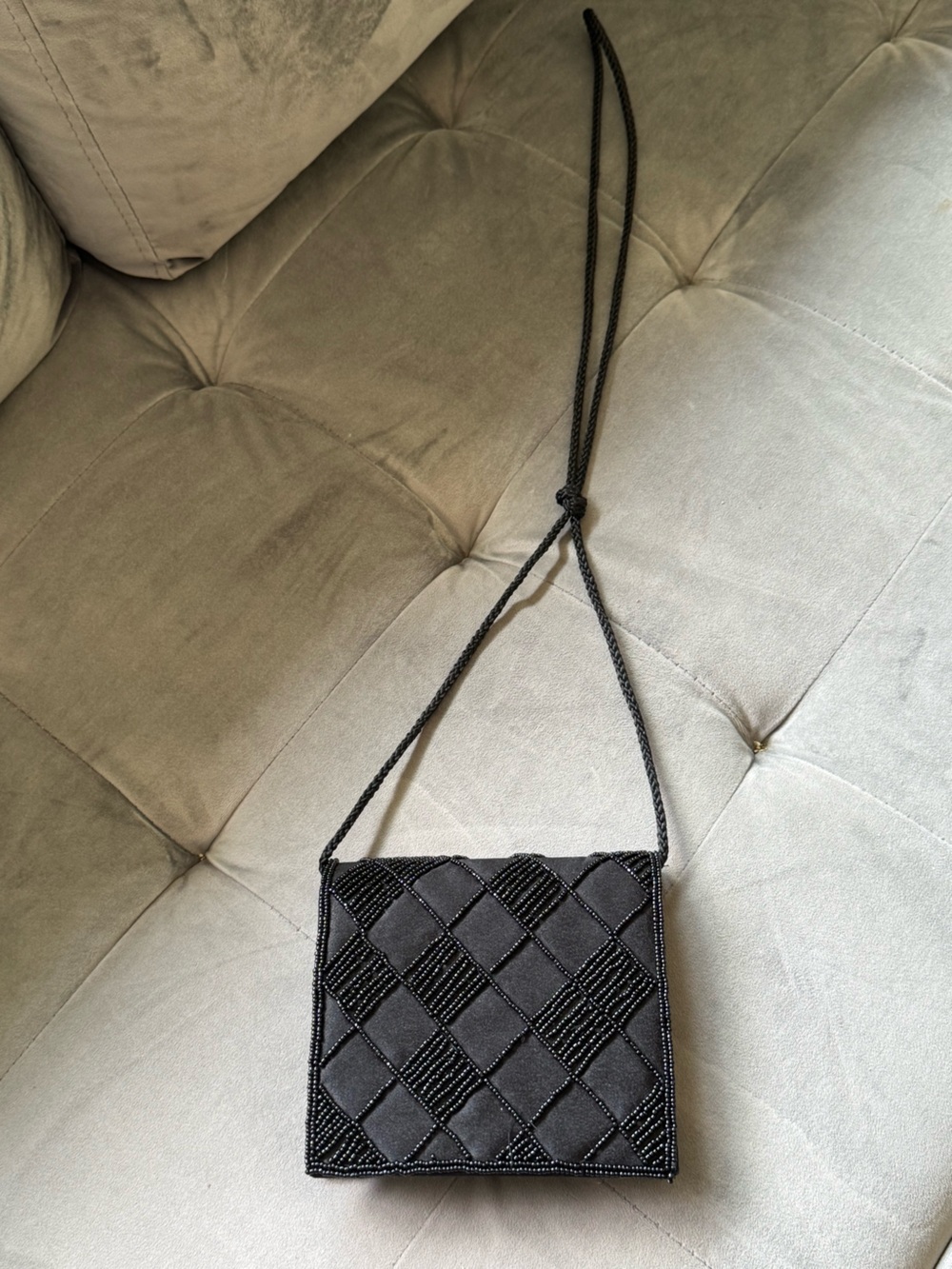 Bijoux Terner Black Sparkle Evening Clutch